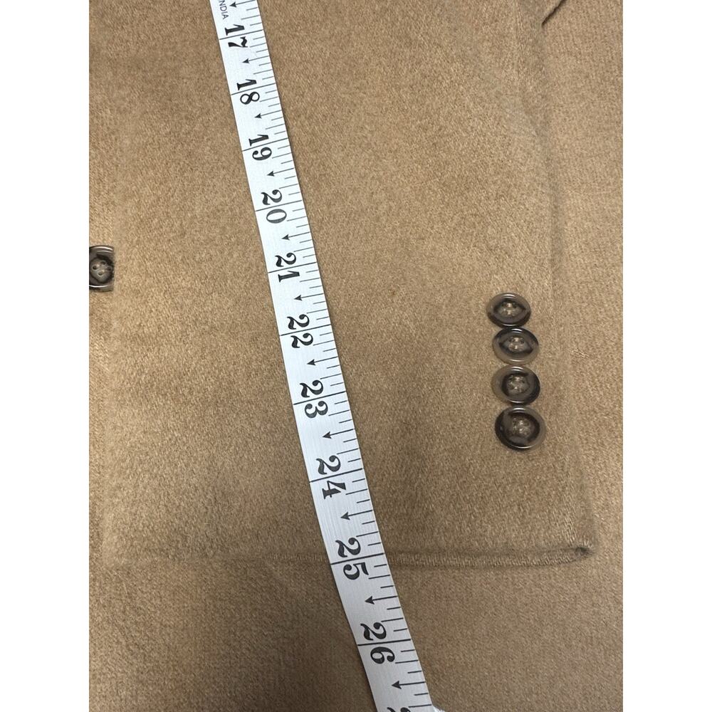 Camel‎ Hair Sport Coat Blazer Men’s 44R Tan Club Room Charter Club - Picture 12 of 12